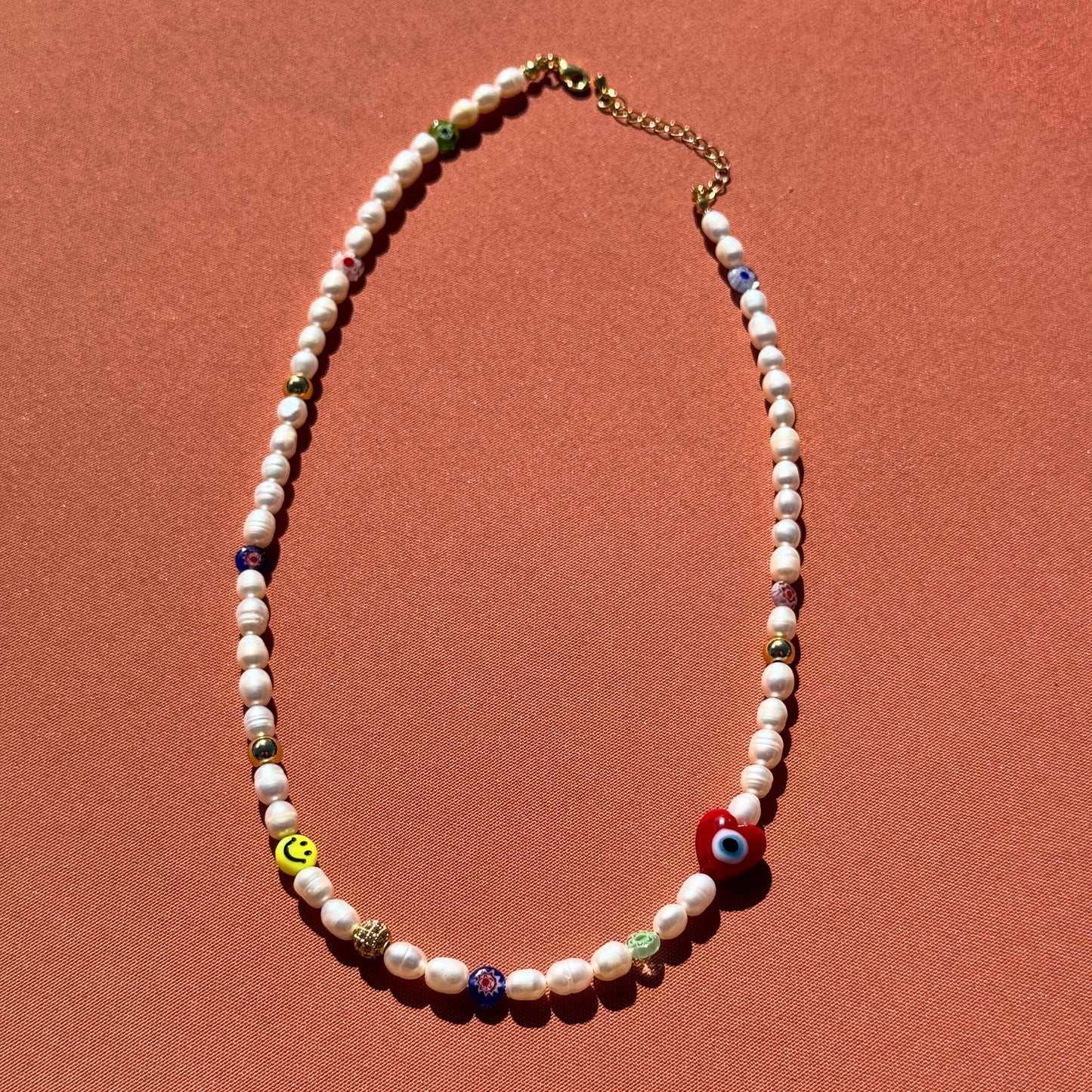 Fidélité - Catchy Necklace with a Red Heart